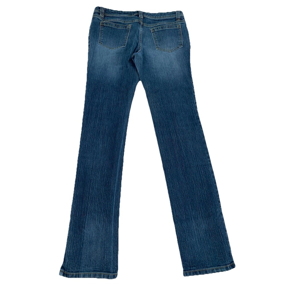 Level‎ Eight Womens Jeans 7 Slim Skinny Low Rise Stretchy Blue Denim 32x32